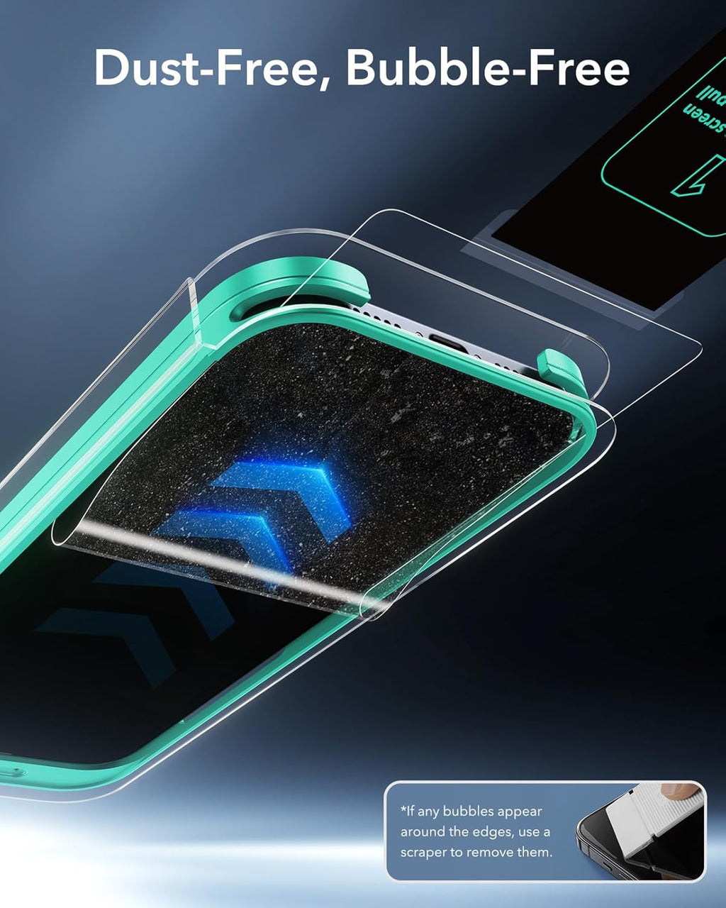 ESR 3 Pack 9H+ Glass for iPhone 14 Pro Max Screen Protector, [Military Grade Shatterproof & Longest Durable] Armorite Ultra-tough Full Coverage Tempered Glass with UltraFit Tray