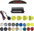 Parking Sensor Kit Backup Sensor Kit Reverse Sensor for Car 18 Color Options for Probes Adjustable Alarm Volume Professional Sensore de Reversa para Carro Safe Driving Assistant （Light Yellow）