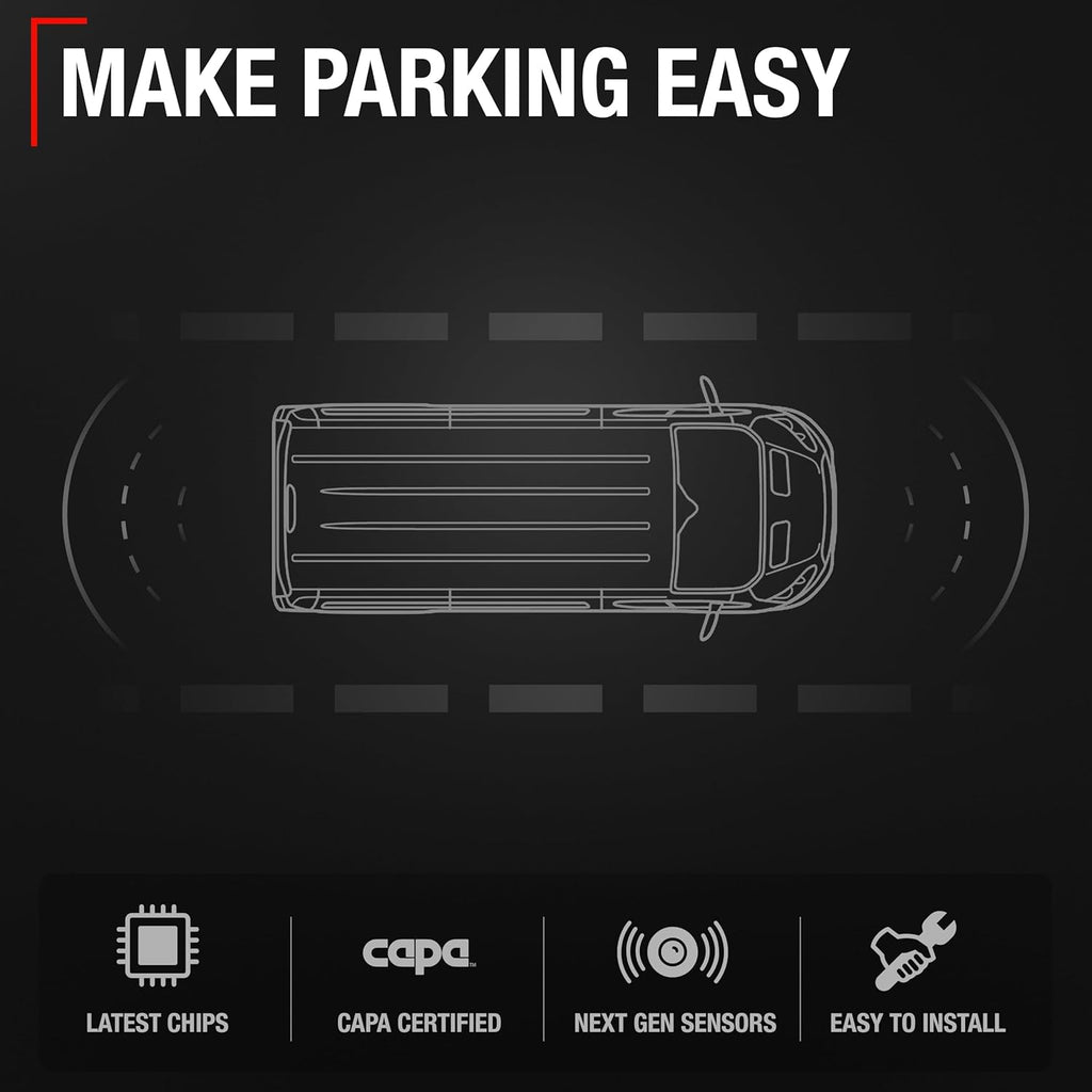 Car Parking Sensors - Compatible with 2019-2022 Ford Transit - Front or Rear Bumper Parking Aid Sensor, Backup Reverse Parking Assist Kit - OEM JU5Z15K859B