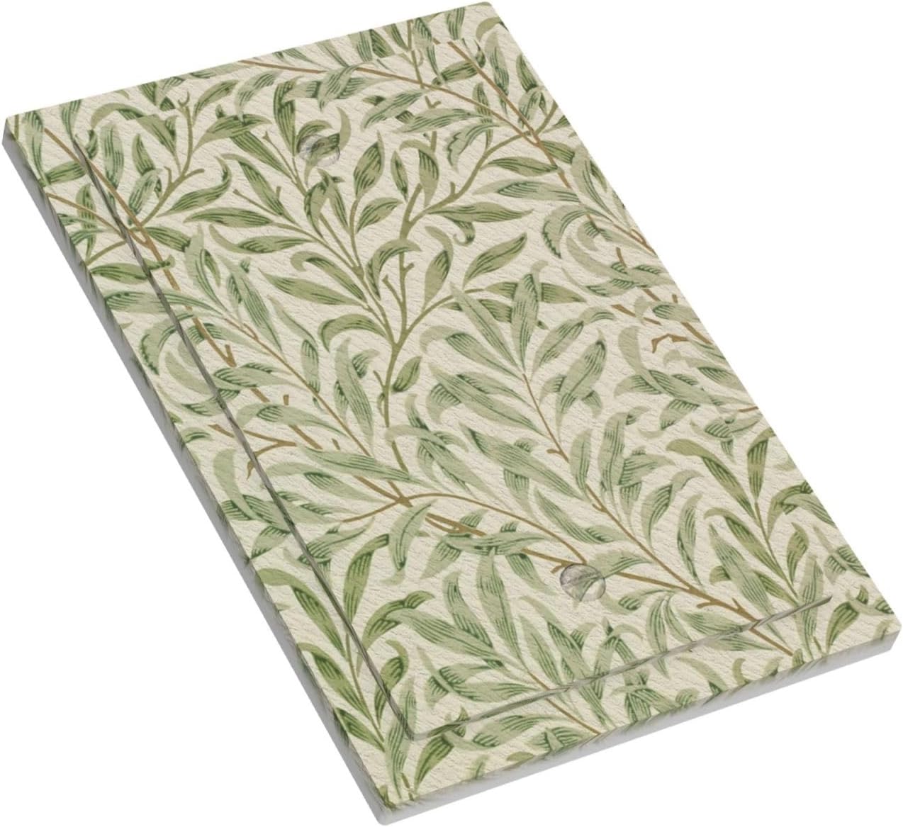 Decorative Light Switch Plate Covers Rustic Morris Willow Leaf Green Leaves 1 Gang No Device Single Blank Outlet Covers Wall Plate Light Switch Cover Plate Faceplate for Bedroom Home Decor