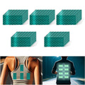 Non Fading Green Reflective Stickers 1 inch X 2 inch, Outdoor Waterproof High Visibility Warning Safety Adhesive Reflector Tape (50 Pcs)