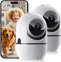 Indoor Security Camera, Indoor Camera for Home Security, WiFi Home Camera with 360° Pan Tilt, AI Motion Detection, Two-Way Audio, Night Vision for Baby, Pet, Elderly Monitoring