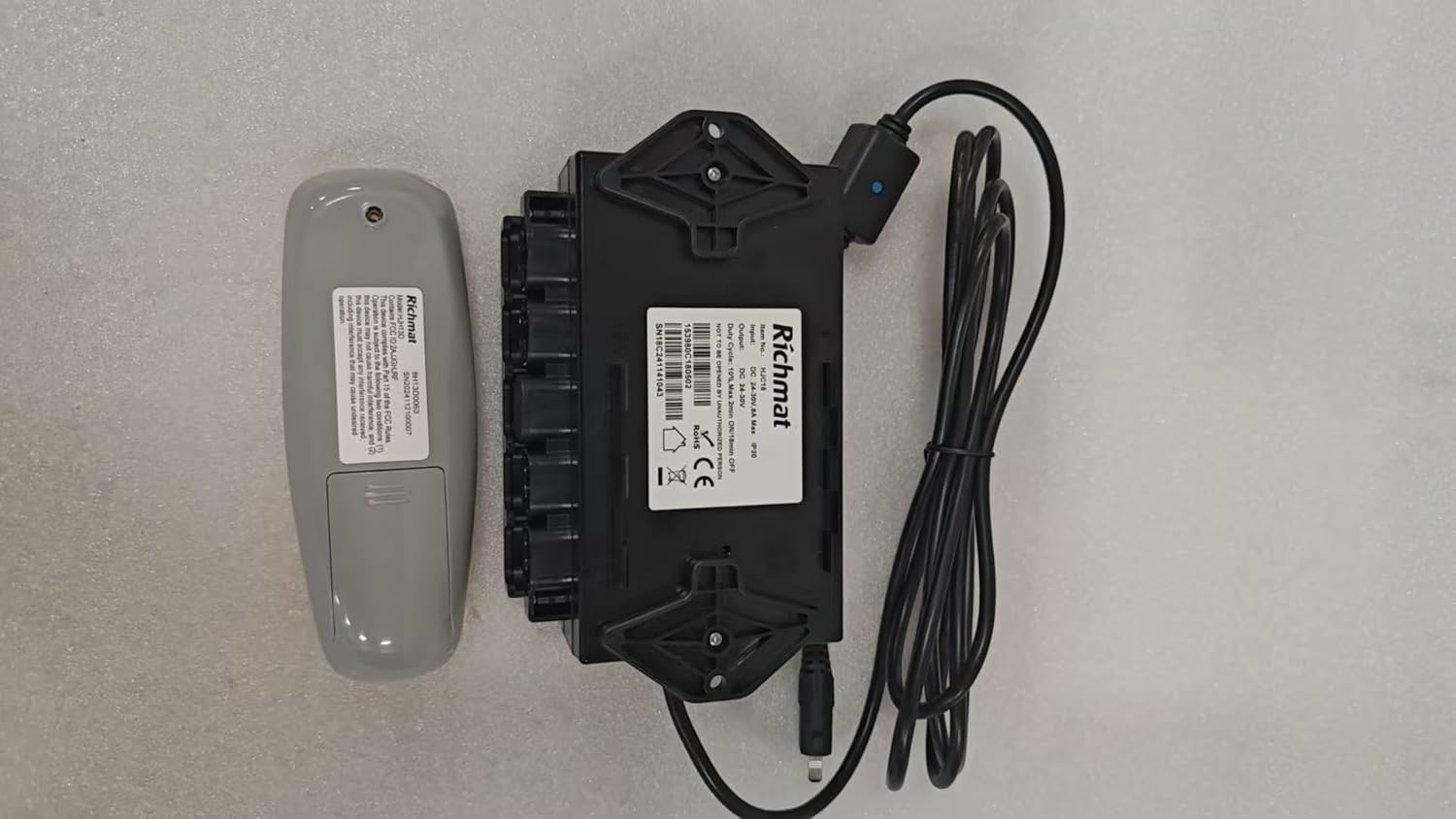 Adjustable Bed Remote for Richmat HJH13D Bed Remote Control and HJC18 Control Box Replacement Parts
