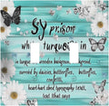 Teal Butterfly Daisy Rustic Wooden Signs Decorative Switch Plates 2 Gang Double Toggle Outlet Light Switch Cover Wall Plate Electrical Faceplate For Farmhouse Cabin Decor