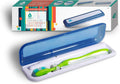 Pursonic Portable UV Toothbrush Sanitizer Case - Travel Toothbrush Sanitizer and Holder - For Electric and Manual Brush Heads with UV Light & Auto Shut Off Timer