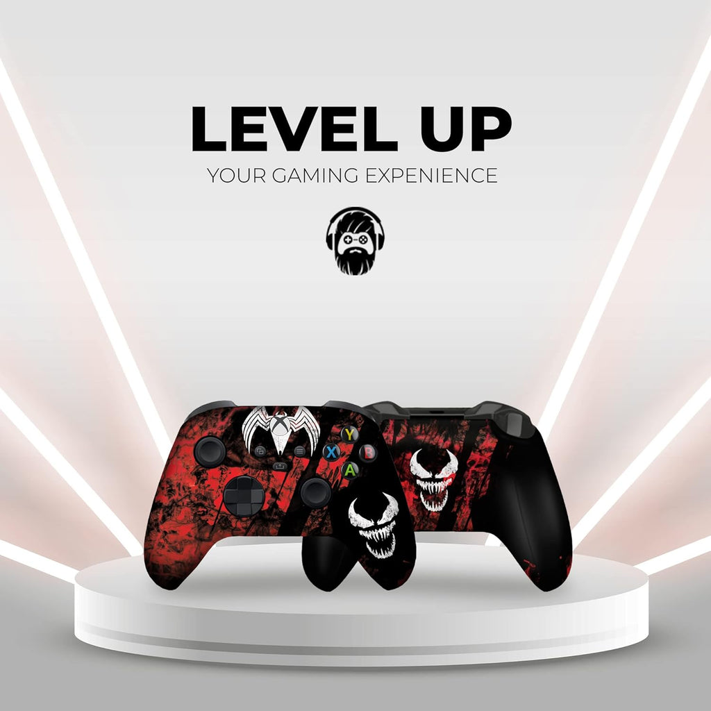 DreamController Carnagge Custom X-box Controller Wireless compatible with X-box One/Series X/S Proudly Customized in USA with Permanent HYDRO-DIP Printing(NOT JUST A SKIN) (MODDED)