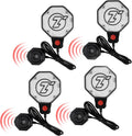 Garage Parking Sensor Ultrasonic Car parking Stopper for Garage with Red/Yellow/Green LED Indicators –Adjustable Stop Distance 12" to 6.5 ft Battery or USB Powered Easy Install Wall-Mount 4-Pack