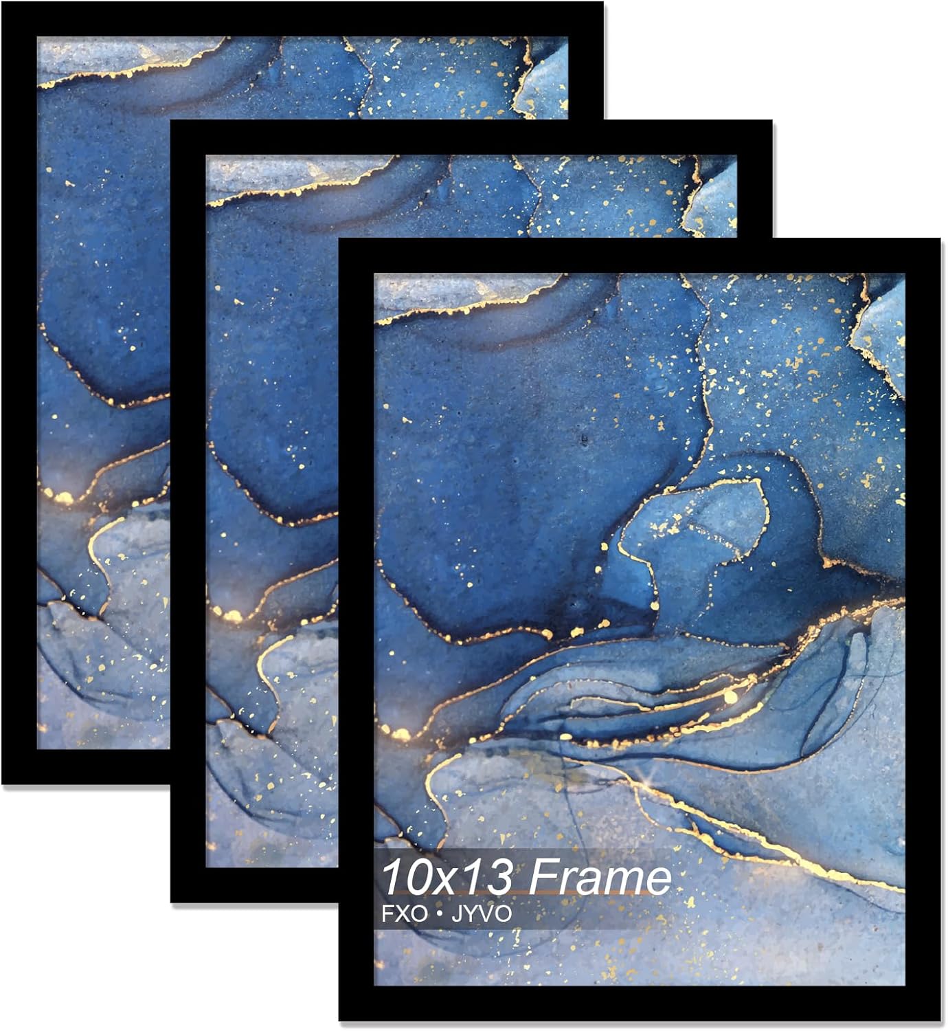 10x13 Picture Frame Set of 3, Black Frame for 10 x 13 Inch Picture Poster Photo, Light Weight and High Transparent 10 by 13 Frame for Wall - 3 Pack/Black/10 x13