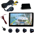 LCD Parking Sensor Kit - Displays Data on Original Screen, Easy Rear Installation, Compatible with CVBS Cameras (Not for AHD), 18 Probe Colors to Match Any Vehicle