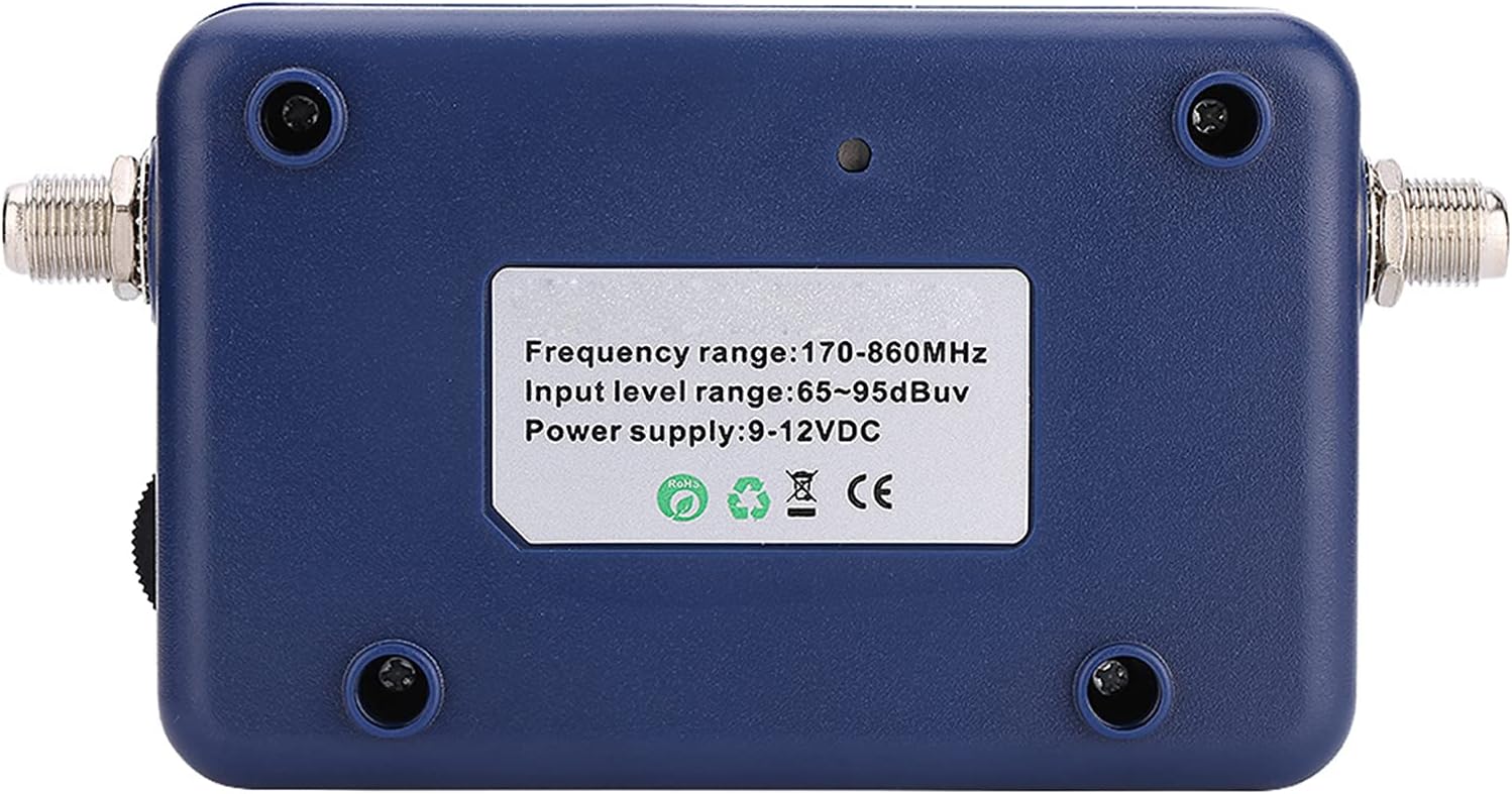 ZJchao TV Antenna Signal Strength Meter, Antenna Signal Meter Satellite Finder Strength, Mini Finder Digital Aerial Terrestrial TV