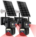 Security Cameras Outdoor WiFi,5G/2.4G Cameras for Home Security Solar Power with Dual Lens,Motion Detection,Night Vision,2-Way Audio,Weather Proof,No Subscription Fee