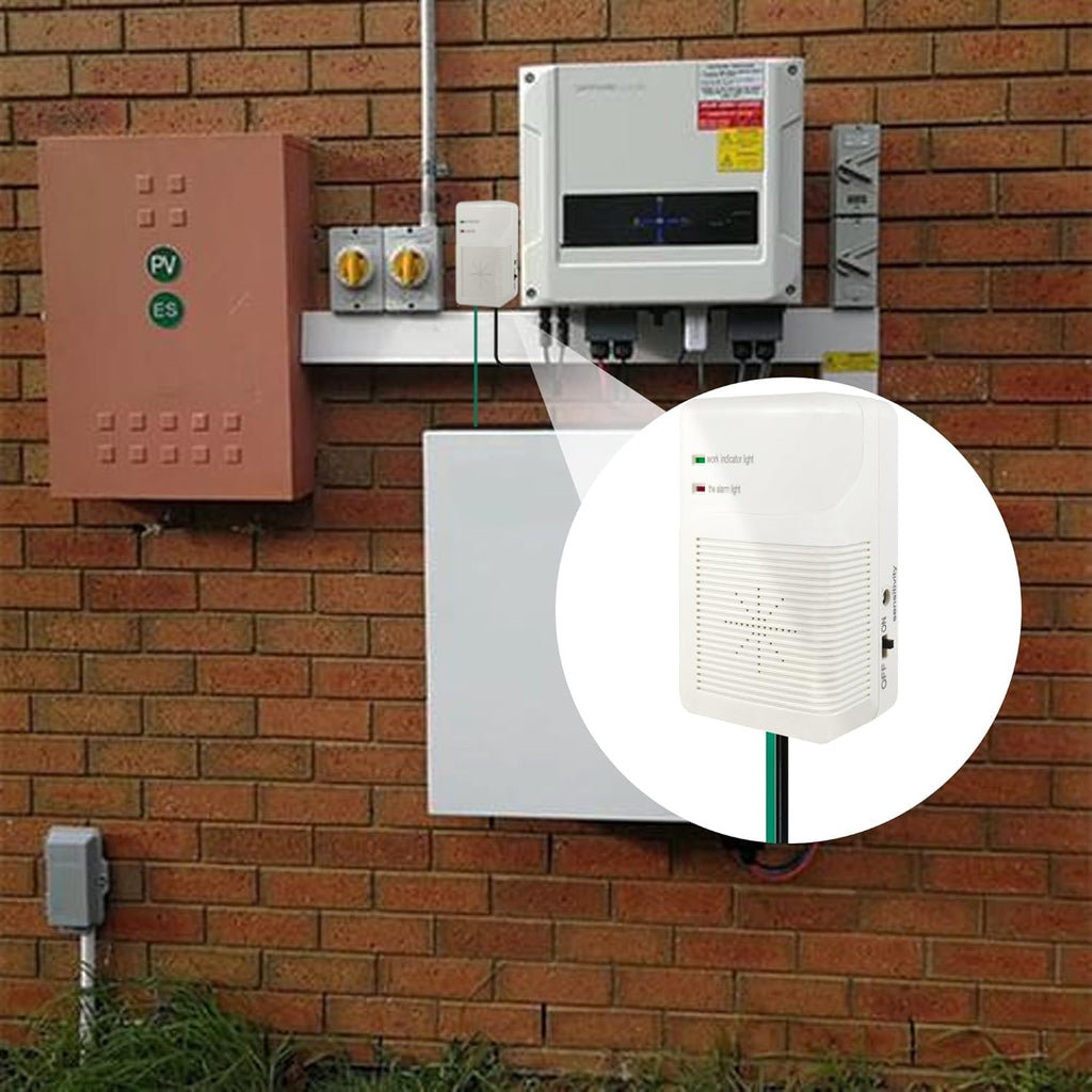 Powerback Utility Power Return Alert - Voltage - Sensing, Loud Alarm on Restoration，Power Return Alarm for Generators.