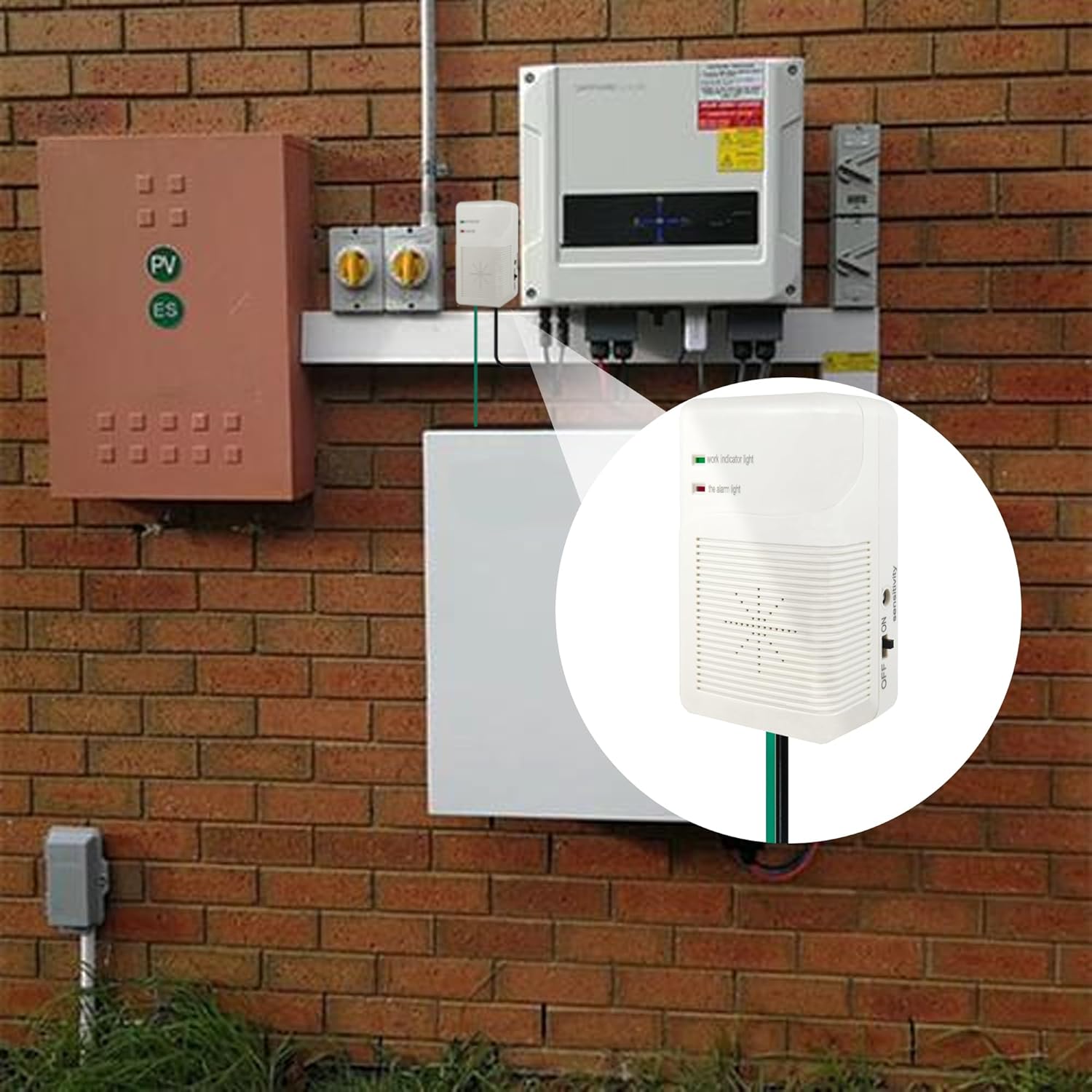 Powerback Utility Power Return Alert - Voltage - Sensing, Loud Alarm on Restoration，Power Return Alarm for Generators.