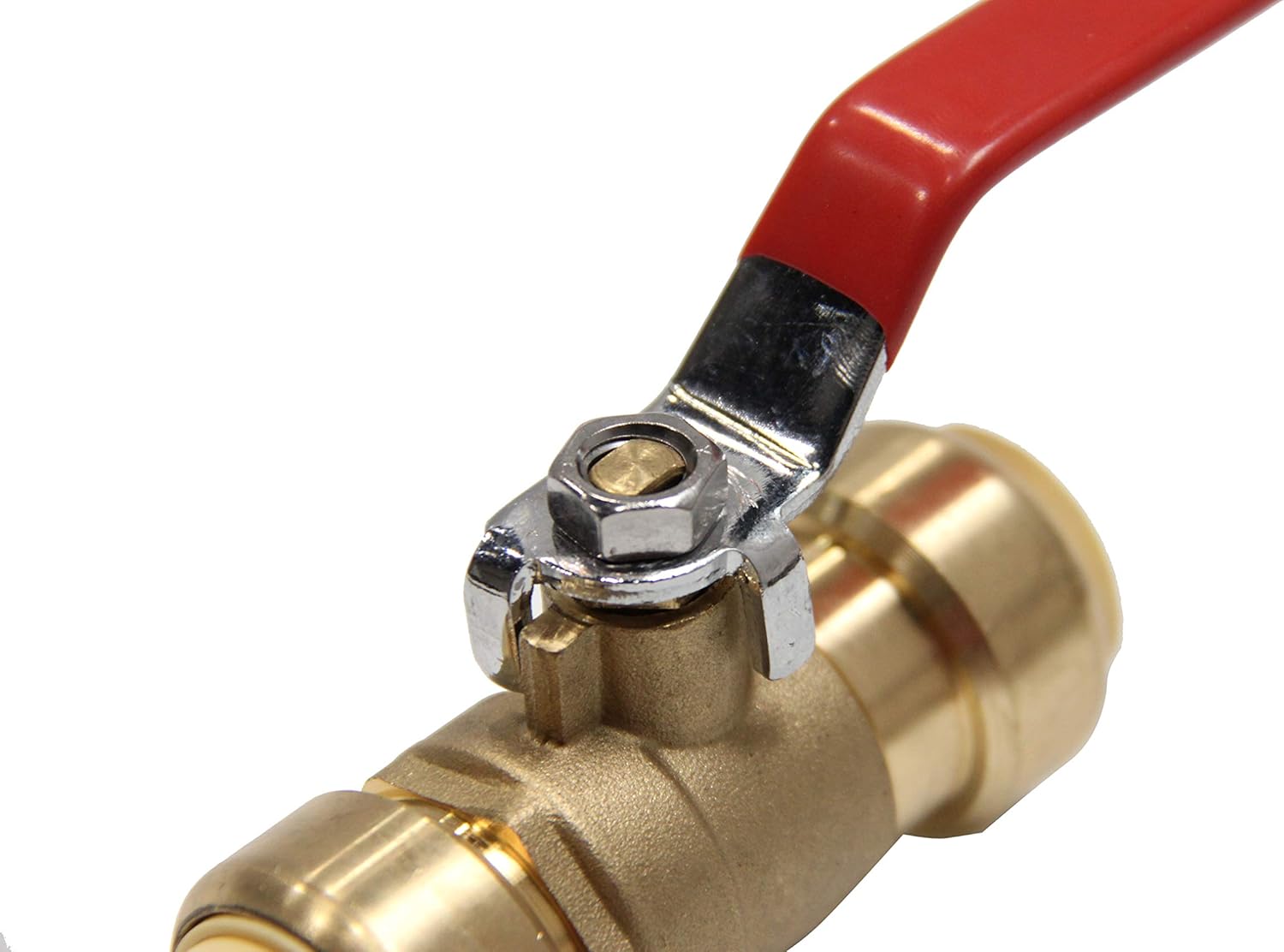 (Pack of 10) EFIELD 3/4 Inch Ball Valve for Push-Fit Full Port Ball Valve with Dismount Clip Tool,(PF-VALVE012-10PCS)