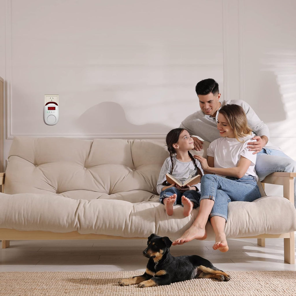 Carbon Monoxide Detector Plug in - Hembisen Portable Carbon Monoxide Detector for Travel,Plug in CO Detector with Digital Display for Apartment/Home/Kitchen,Easy to Read & Install