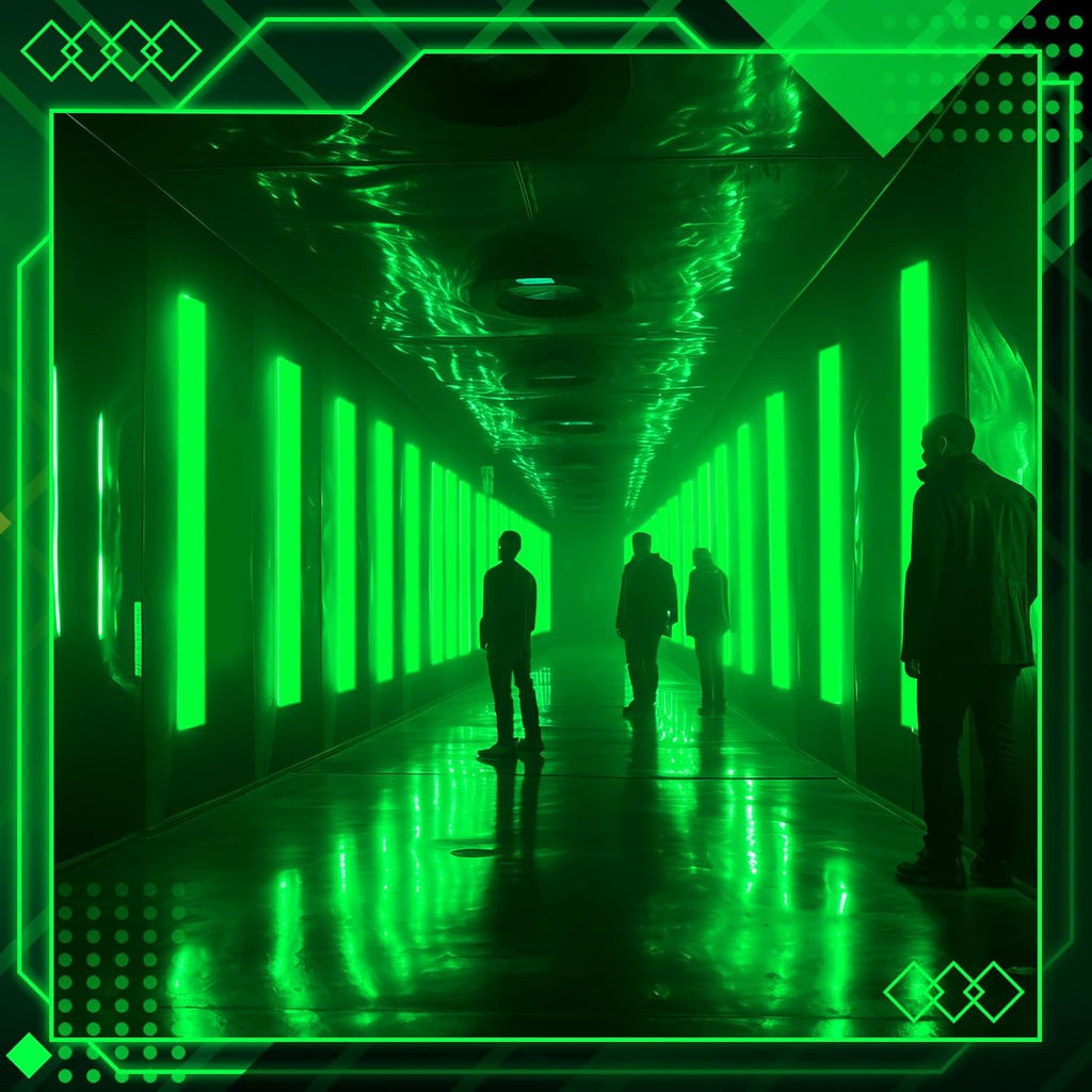 2 Rolls Glow in The Dark Tape 16.4 ft x 6 Inch Luminous Phosphorescence Green Long Lasting Bright Glow Tape for Halloween Night Decorations, Theater Stages, Stairs, Walls, Steps and Exit Sign
