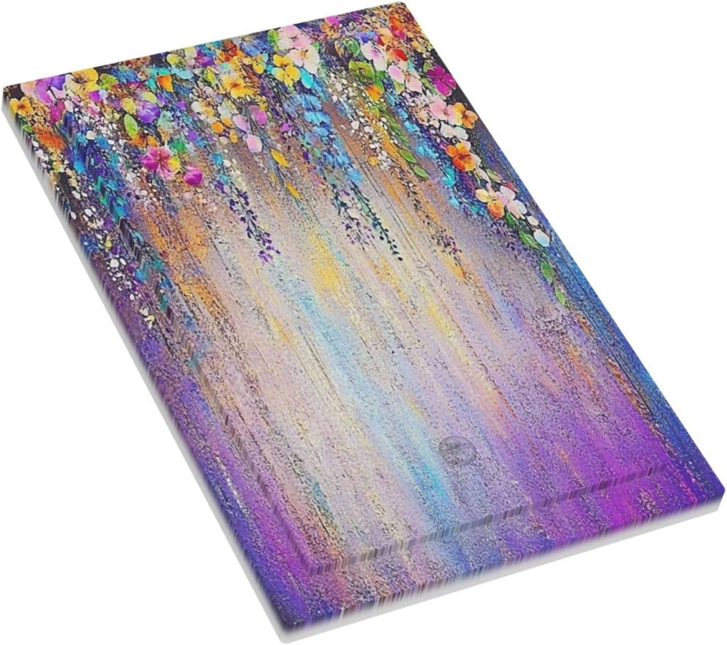 Colorful Country Flower Wildflower Floral Light Switch Cover Plate 1 Gang No Device Blank Electrical Wall Plates Faceplate Decorative Switch Plate For Bed Room Living Room Decor