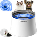 Pawtners Dog Water Fountain, 1 Gallon Dog Water Bowl Dispenser for Small Medium Large Cats, Automatic No Spill Dog Water Bowl with Vortex Filter, Deep Drinking Area and Quiet Pump