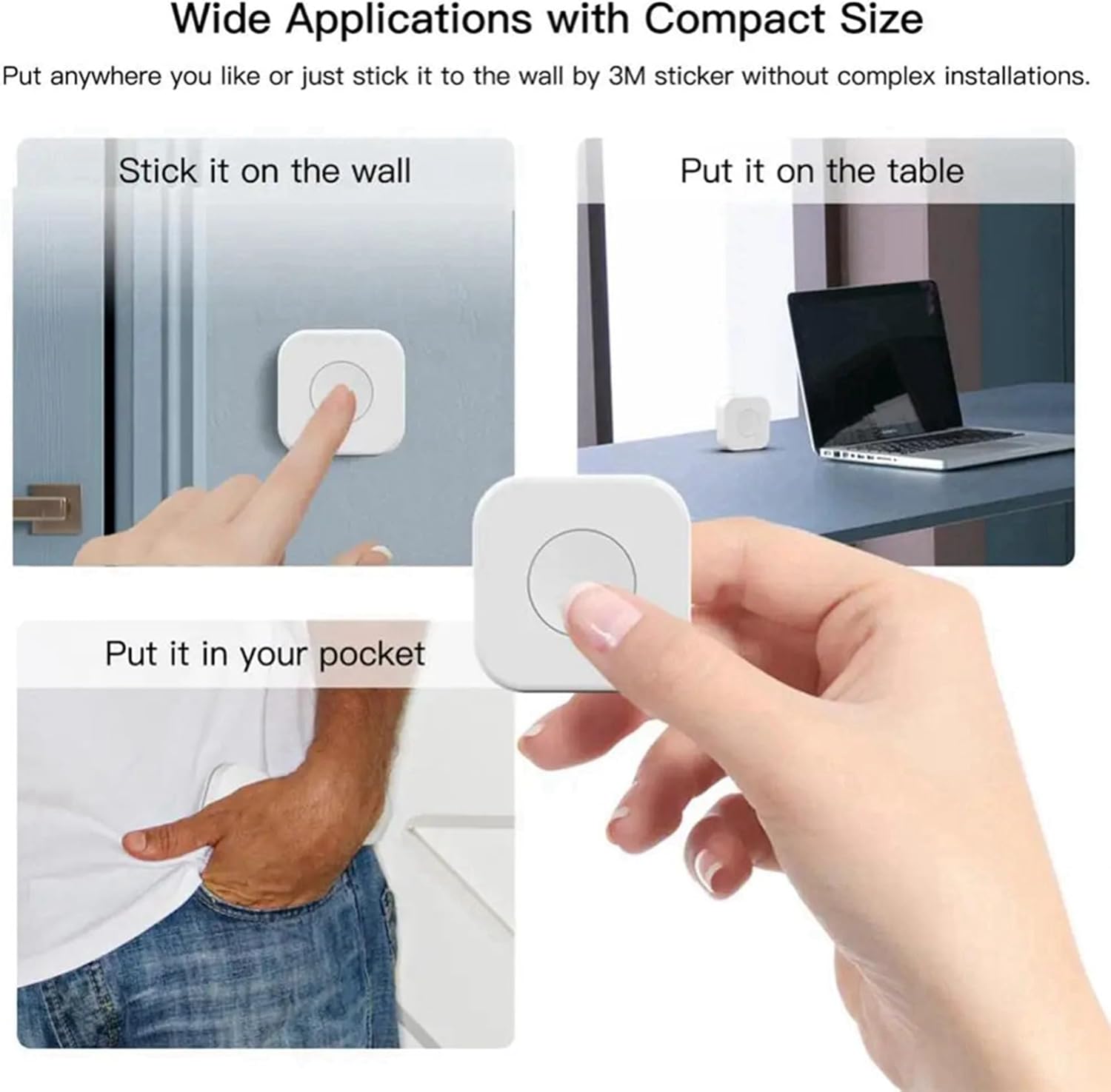 4X Tuya Zigbee Button Smart Scene Switch Intelligent Linkage Wireless Switch Automation Work with Smart Life