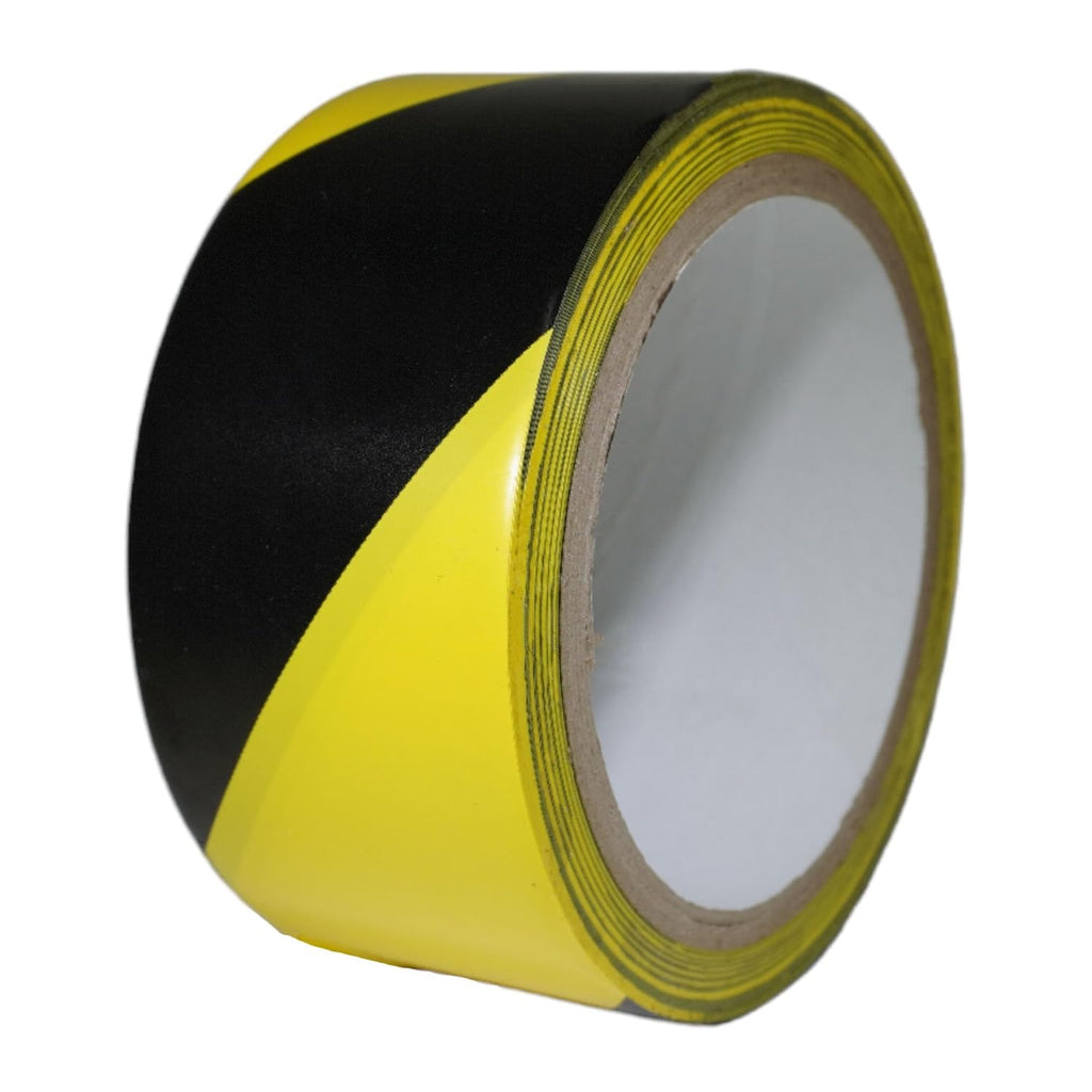 GGR Supplies SST-618C Black & Yellow Hazard Warning Safety Stripe Tape: 2" in. Wide x 18 yds.