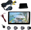 LCD Parking Sensor Kit - Displays Data on Original Screen, Easy Rear Installation, Compatible with CVBS Cameras (Not for AHD), 18 Probe Colors to Match Any Vehicle