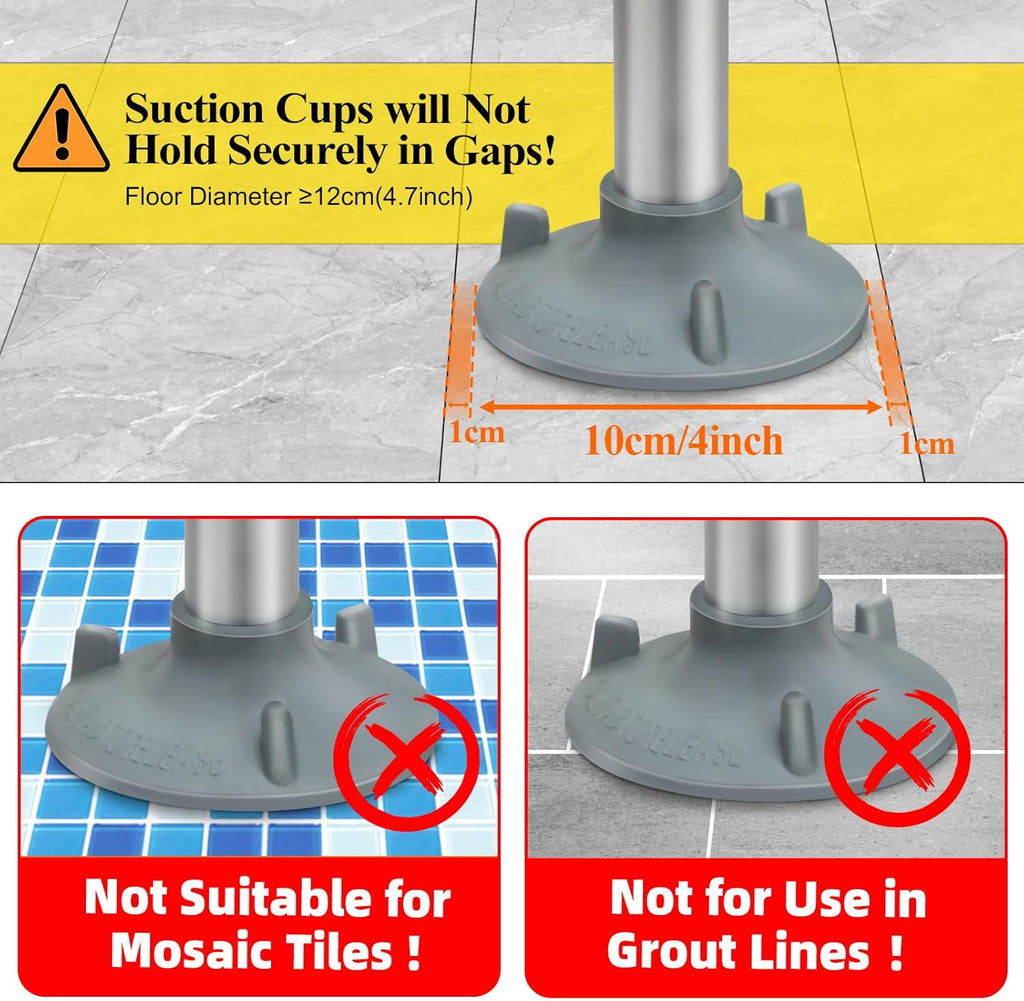 Toilet Safety Rails for Elderly, Adjustable Handicap Toilet Seat with Handles, Sturdy Toilet Support Frame with Arms for Seniors and Disabled