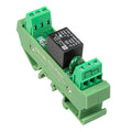 Relay Board, Relay Module 1 Channel 1 SPDT DIN Rail Mount 24V DC/AC, Interface Board(FY-T731C-D24)