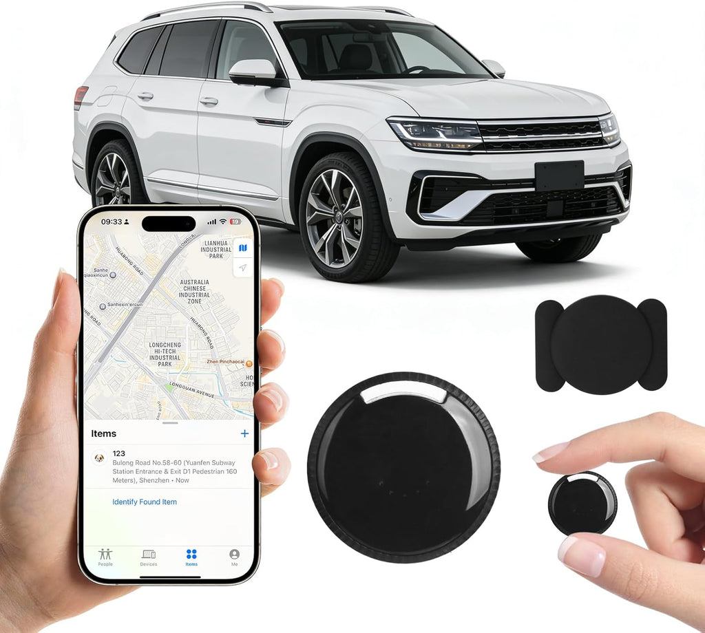 Owfeel Mini Portable GPS Tracker for Vehicles, Global Tracking, Undetectable GPS Car Tracker, No Monthly Fee/No SIM Card, Tracker Device for Kids, Dogs, Cars, Elderly, Compatible with iOS & Android