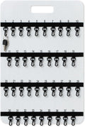 24'' x 16'' Key Rack Wall Mount with 38 Numbered Self Closing Hooks 24'' x 16'' Felt Key Holder Board Storage for Car Dealer Property Manager Valet Parking Residential Small Businesses