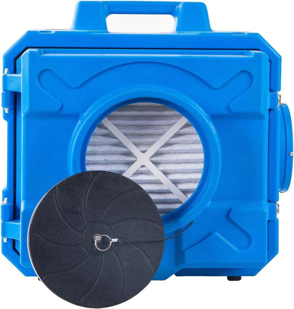 MOUNTO HEPA500 Commercial 500cfm Air Purifier Hepa Air Scrubber Negative Air Machine Roto-Molded (Blue)