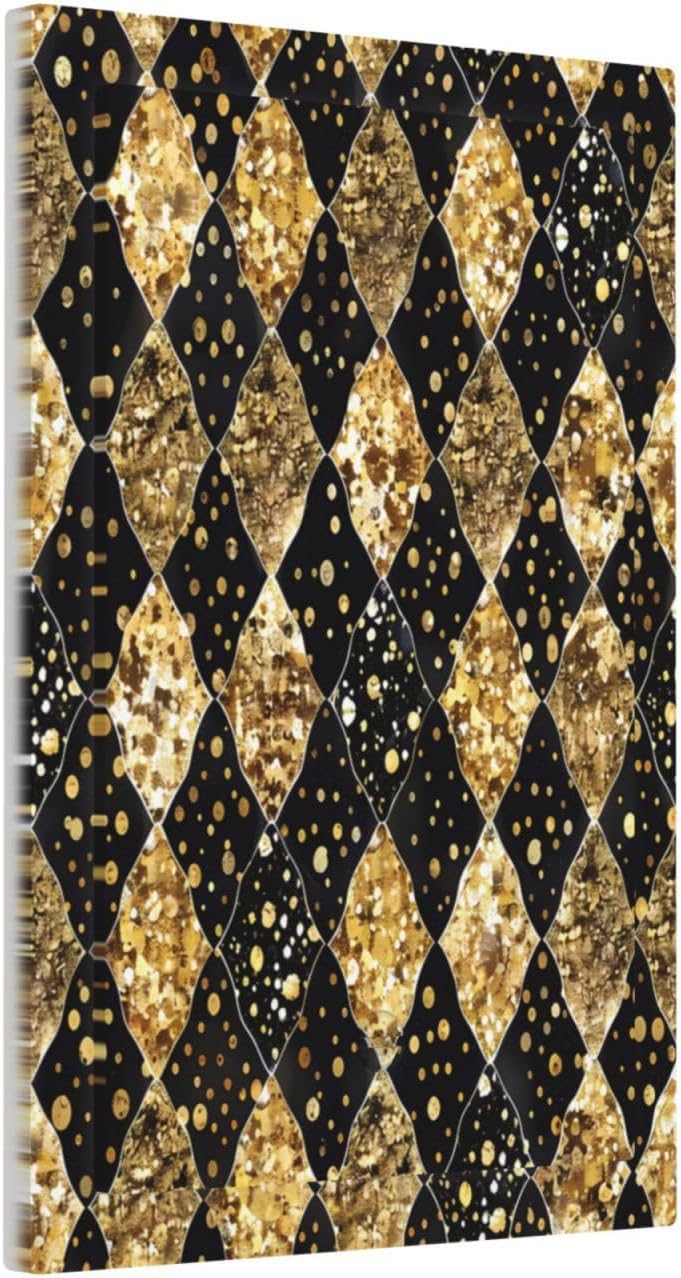 Gold Black Marble Geometric Plaid Glitter Light Switch Cover Plate 1 Gang No Device Blank Decorative Switch Plate Electrical Wall Plates Faceplate for Bedroom Bathroom Decor