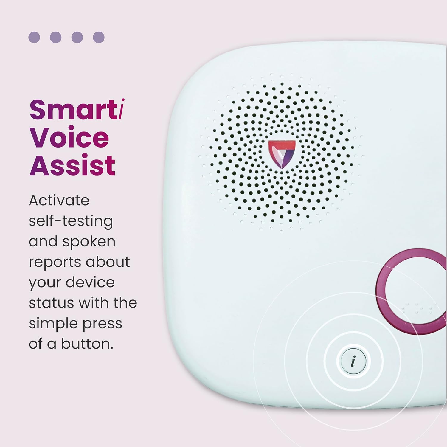 Medical Guardian MGHome Cellular | Medical Alert System for Seniors at Home, Caregiver Call Button | Fast, Reliable 4G Coverage & 24/7 Emergency Operator Care | Monthly Subscription Required