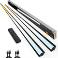 Under Cabinet Lights Remote Control, Magnetic Dimmable Closet Lights,USB Rechargeable Wireless LED Shop Light,Ceiling and Under Counter Lights for Kitchen (Black, 80CM-2 Pack)
