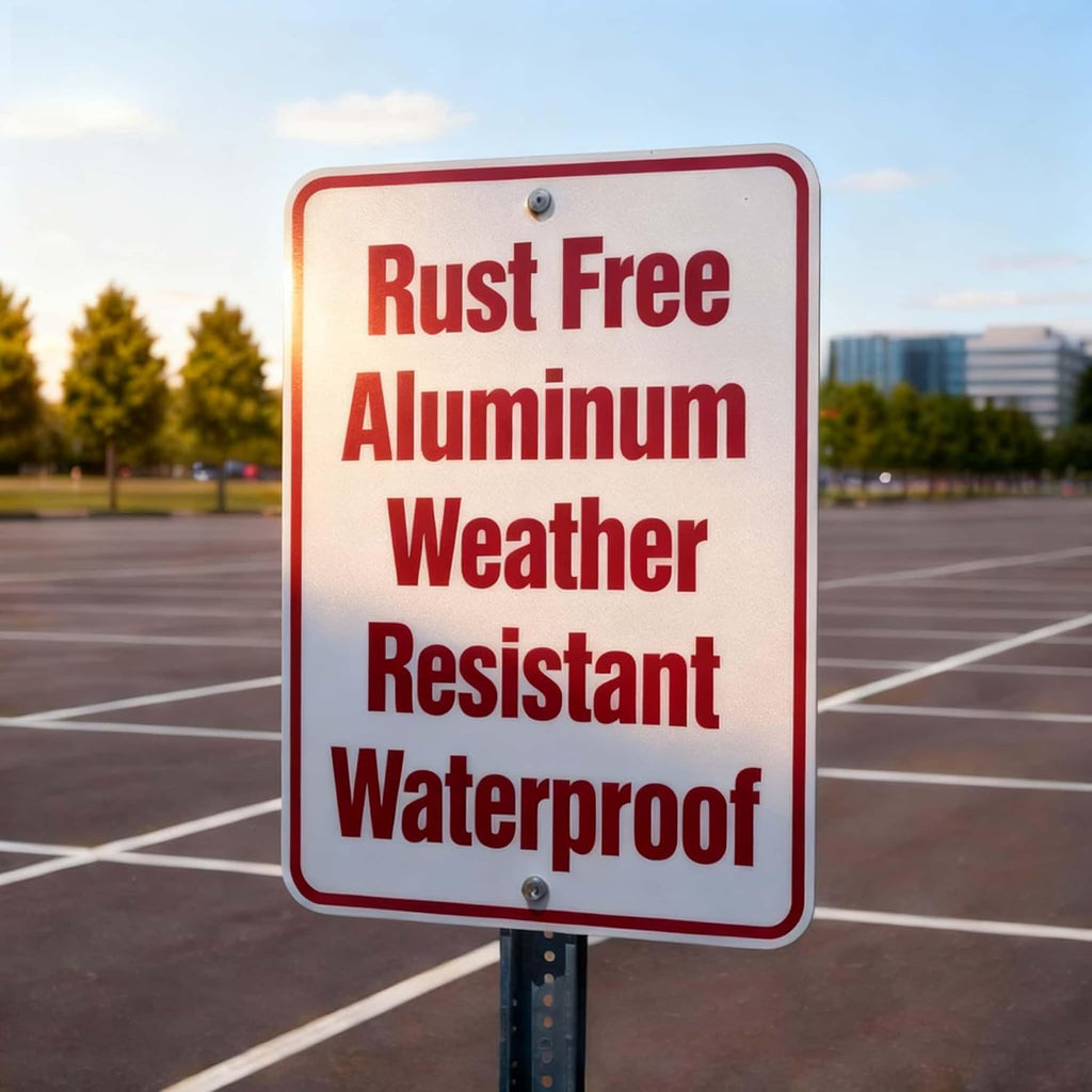 Custom Metal Sign Outdoor, Personalized Metal Signs for Office, Business, Home, 18x14 Inches, Rust Free .040 Aluminum