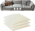 Couch Cushion Support for Sagging Seat, High Density Foam Sofa Support Replacement for Furniture, Curved Couch Supporter for Under The Cushions, Beige Set of 3