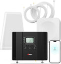 Cell Phone Booster Cover 6000 sq ft, Boost 5G 4G LTE Signal for All US Carriers, Cell Phone Signal Booster for Home Office, APP Support, FCC Approved