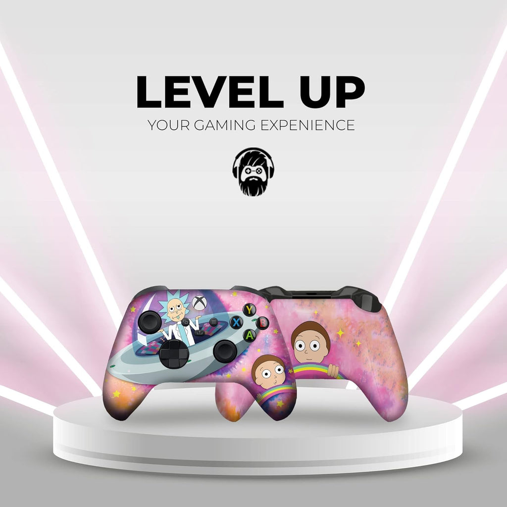 DreamController Schwifty Rickky & Mortty Custom X-box Controller Wireless compatible with X-box One/Series X/S Proudly Customized in USA with Permanent HYDRO-DIP Printing (NOT JUST A SKIN)