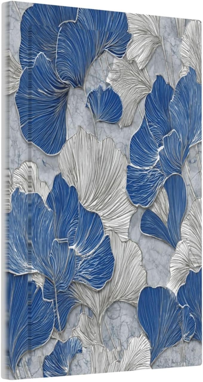 Abstract Blue Marble Plant Leaves No Device Single Blank Decorative Light Switch Covers Electrical Faceplate Switch Plates for Bathroom Kitchen Home