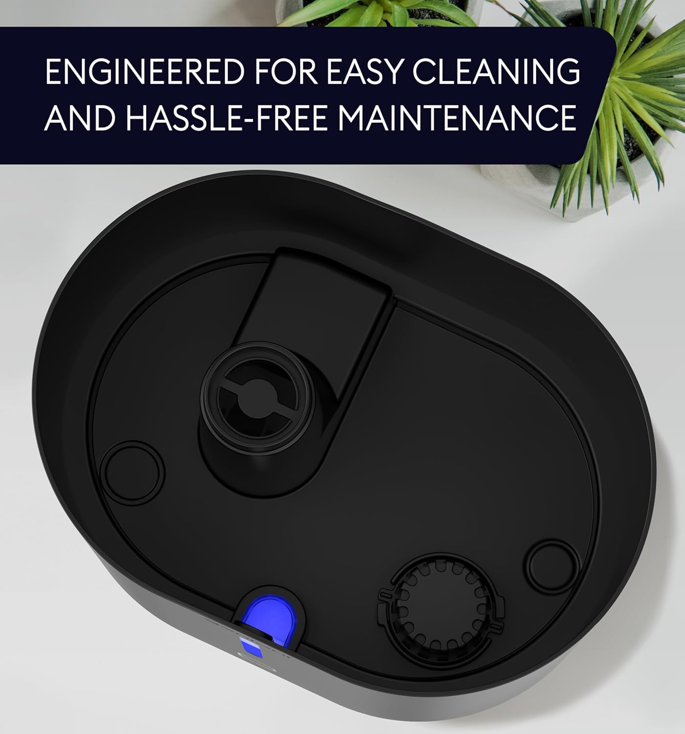 GENIANI Ultrasonic Cool Mist Humidifier for Bedroom, Large Rooms, Home, 4L - Easy Fill & Clean Humidifier for Plants w/Auto Shut-off, 40H Runtime - Quiet, Top Fill Air Humidifier & Vaporizer for Baby