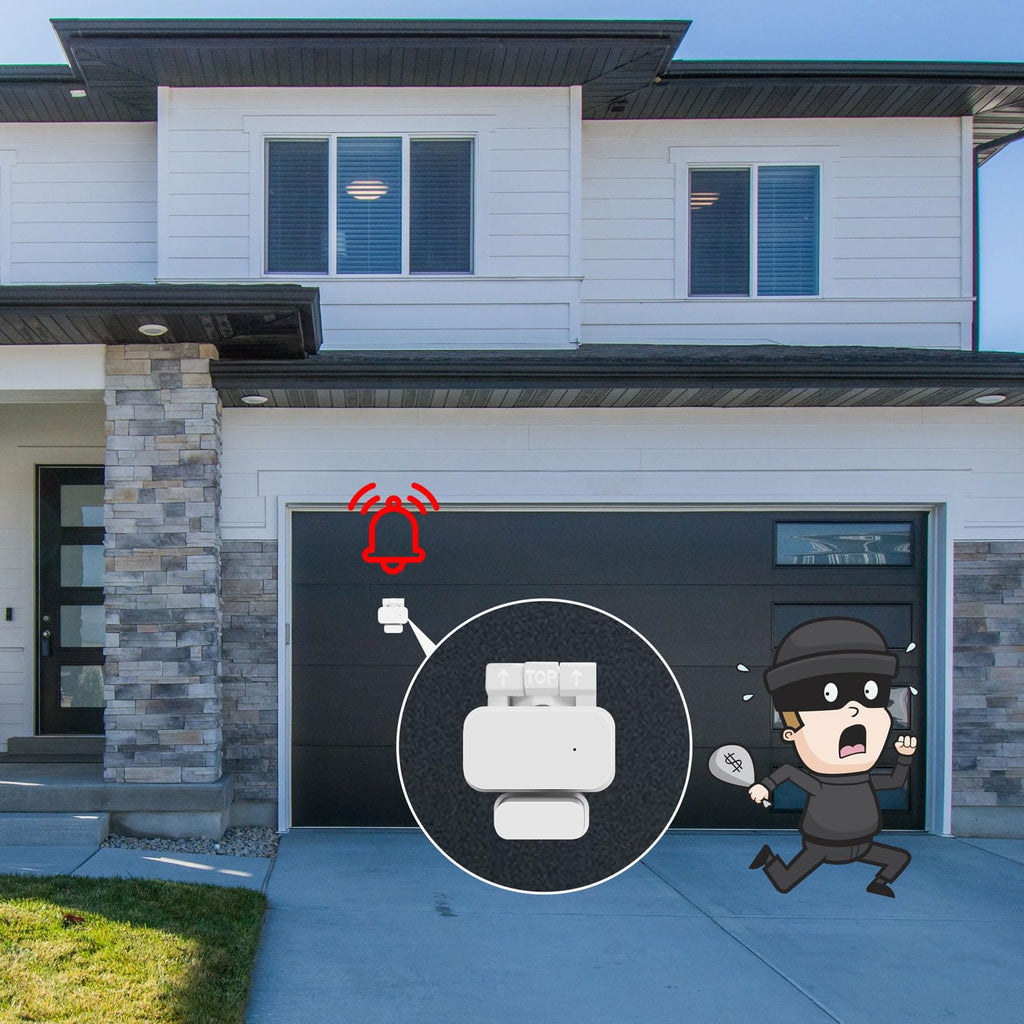 Garage Door Bracket Garage Door Mount for Aqara Alarm Contact Sensor Quick Installation for Your Garage Door