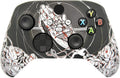Hand Airbrushed Fade Custom Controller Compatible with Xbox Series X/S & Xbox One (Series X/S Bloody Forgiveness/White)