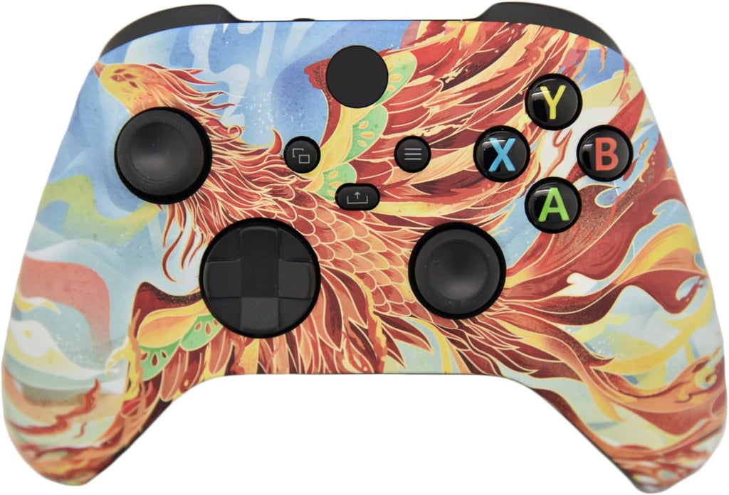 ProControllers LLC Hand Airbrushed Fade Custom Controller Compatible with Xbox Series X/S & Xbox One (Series X/S Pheonix)