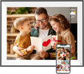 Large Digital Photo Frame 16.2"-Digital-Picture-Frame - 32GB Dual-WiFi Digital Frame, No Touch Screen, Slideshow, Load Photo Video from Phone via APP Email, Free Cloud Storage, Gift for Mom Dad
