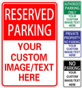 Reserved Parking Sign Custom Parking Sign for Parking Lots Business and Schools Outdoor Use Aluminum Metal Decor 12x17 Inches