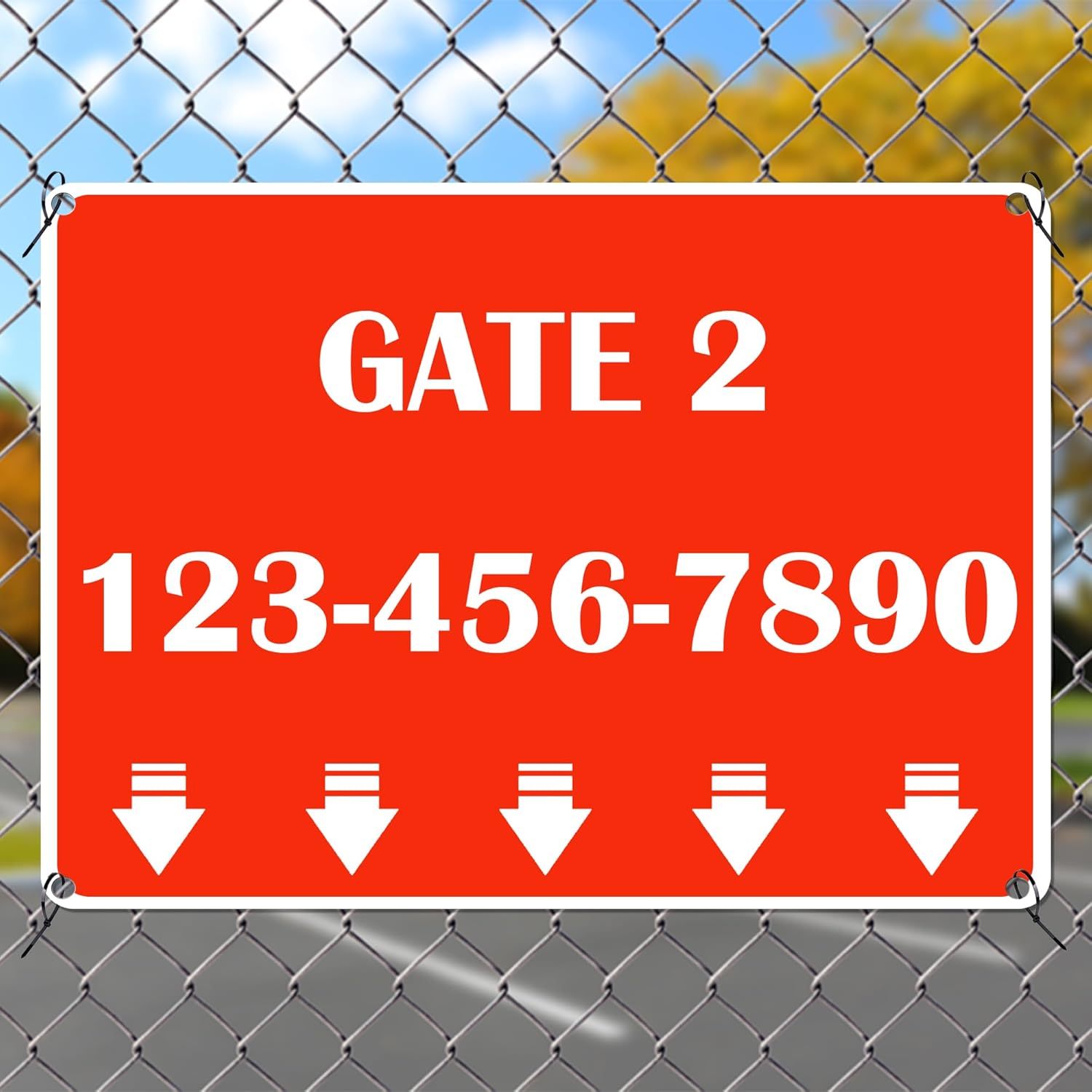 Custom Sign Outdoor Metal Vertical, Personalized Metal Sign for Parking, Gate, Delivery, Garage, Weatherproof Customized Signs for Outside, Make Your Own Signs Custom(18x12 Inches, Header)