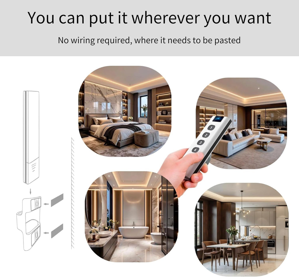 Zigbee 3.0 Smart Remote Button - 4-Mode Smart Controller, Works with Tuya Smart (Zigbee Hub Is Required)