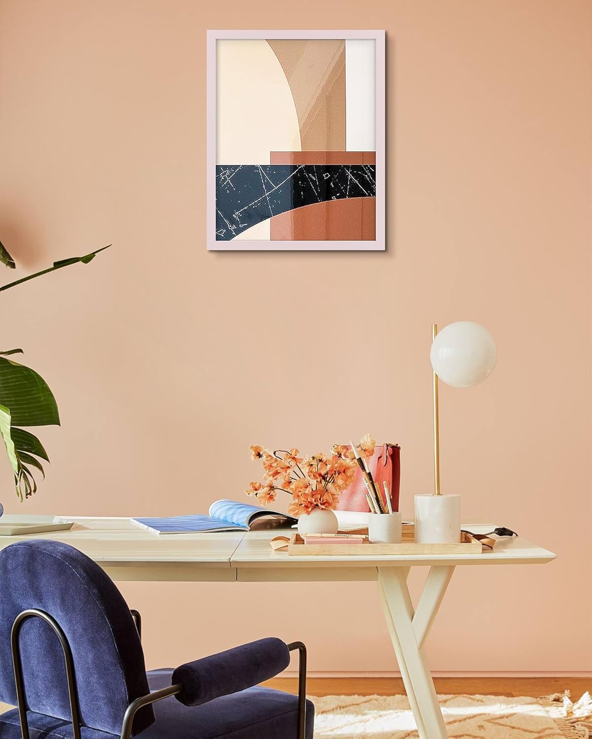 Golden State Art, 16x20 Picture Frame with Mat for 11x14 - High Definition Glass Wall Mounting Horizontal Vertical Display (Pink, 1 Pack)