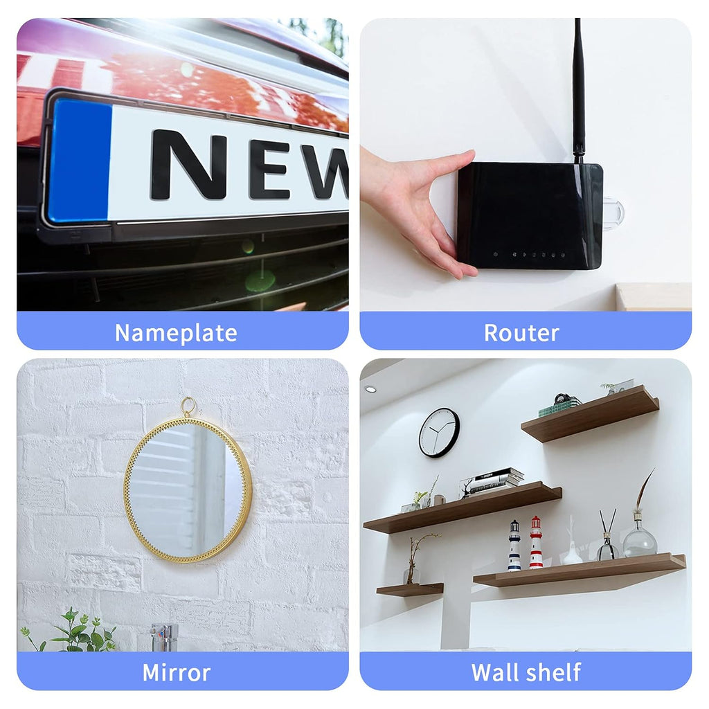 Blink Mounting Tape - 12 PCS Heavy Duty Hook and Loop Adhesive Pads for Blink Mini 2, Mini, Pan-Tilt & Outdoor 4 Camera, No Drill Cable Management Kit for Wall, Desk, Home and Office