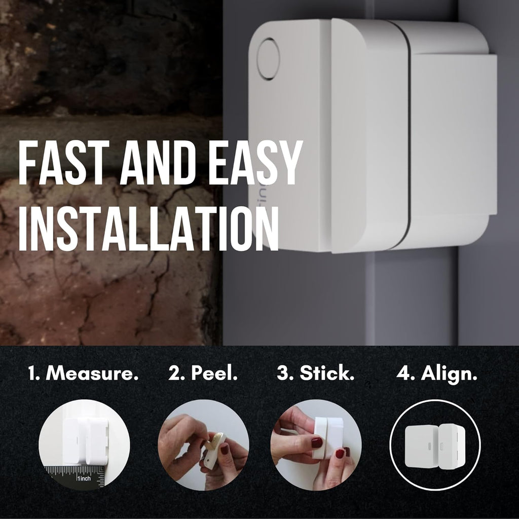 Ring Alarm Magnet Riser | 5 Pack Set with 3M Adhesive - Easy Mount to Any Doorway, Window, and Entryway | Ring Sensor/Magnet Not Included (1/2 inch)