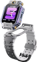 imoo X10 Kids Smartwatch, Smartwatch with Long-Lasting HD Video & Phone Call, Kids GPS Watch with Real-time Locating，14 Days History, Multisport Mode，IPX8 Water-Resistant，Only Works on Verizon（Grey）